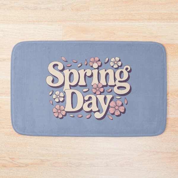 Item preview, Spring Day Floral Retro Typography Pastel Bloom designed and sold by Meivelle.