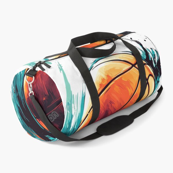 Item preview, Dynamic Basketball Artistic Teal and Orange Paint Splash Design designed and sold by DesignArtist.ia.