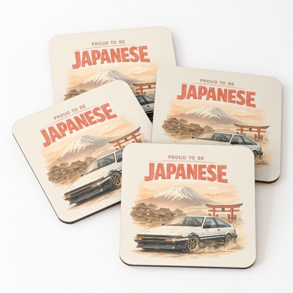 Item preview, Vintage AE86 Fuji Japan Car Poster designed and sold by Retro Arabica.