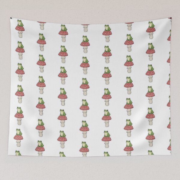 Item preview, Frog ON the Mushroom - STICKER designed and sold by CROFTARTS.