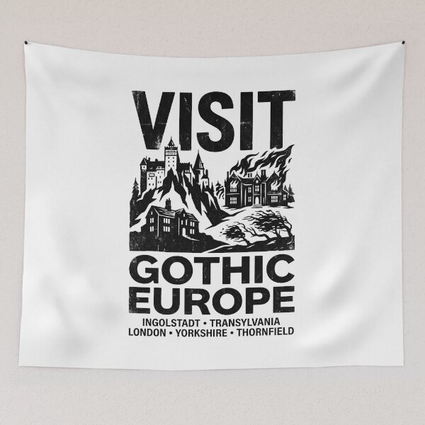 Item preview, Visit Gothic Europe Ingolstadt Transylvania London Yorkshire Thornfield designed and sold by Fenay Designs.