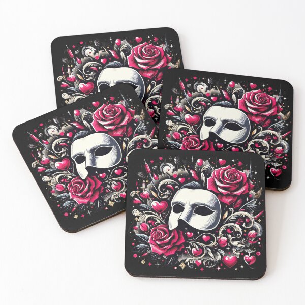 Item preview, Phantom of the Opera Mask: Romance Rose Mask Valentines Day designed and sold by NerdiPop.