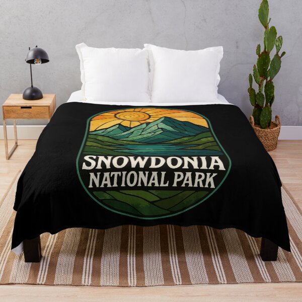 Item preview, Snowdonia National Park Stained Glass Travel designed and sold by TomFrontierArt.