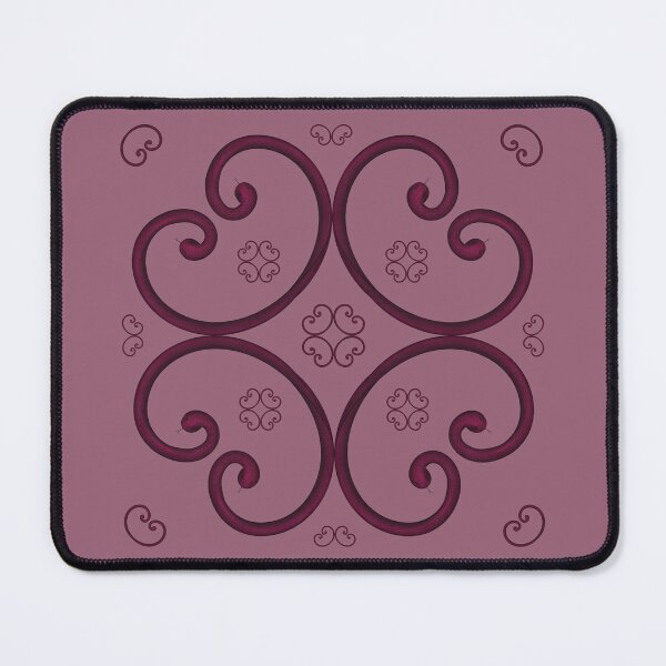 Item preview, Unusual pattern with snakes on a pale burgundy background designed and sold by Cherevan.