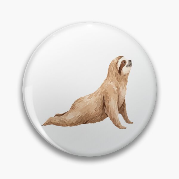 Item preview, Sloth Yoga Pose #04: Soft Backbend Pose designed and sold by Quiet Joy Studio.