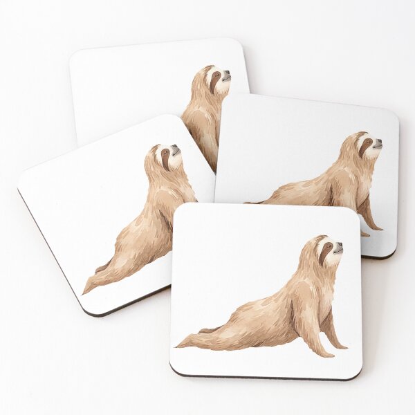 Item preview, Sloth Yoga Pose #04: Soft Backbend Pose designed and sold by Quiet Joy Studio.