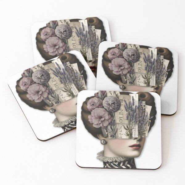 Item preview, Victorian Botanical Collage Portrait designed and sold by AngelinArts.
