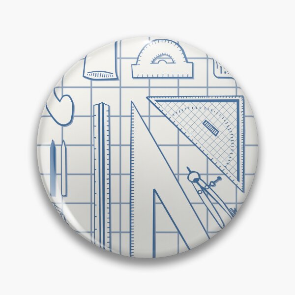 Item preview, Architectural Drafting Tools - Blue Tone Line Art designed and sold by LizuliArt.