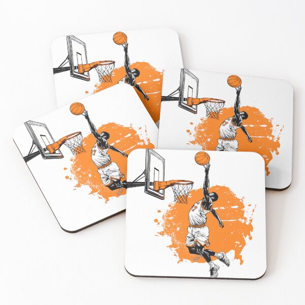 Item preview, Epic Basketball Slam Dunk Action Comic Style Orange Splash Design designed and sold by DesignArtist.ia.