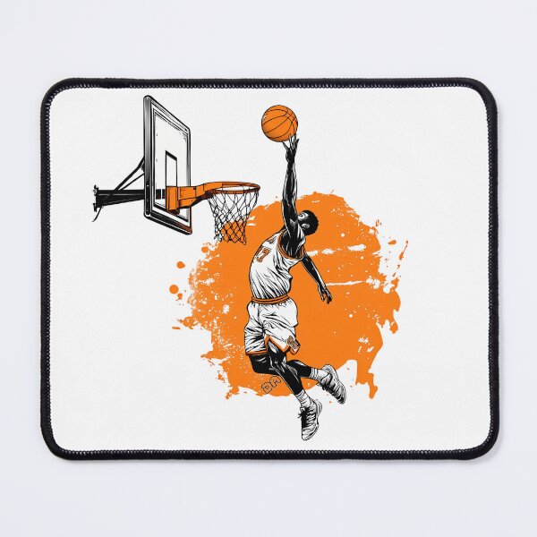 Item preview, Epic Basketball Slam Dunk Action Comic Style Orange Splash Design designed and sold by DesignArtist.ia.