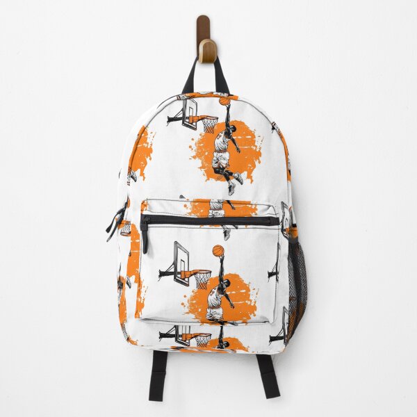 Item preview, Epic Basketball Slam Dunk Action Comic Style Orange Splash Design designed and sold by DesignArtist.ia.