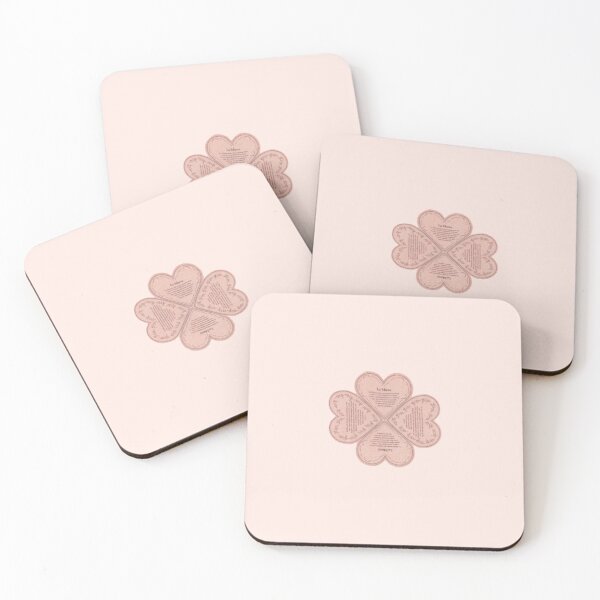 Item preview, scrapbook vintage clover hearts designed and sold by sugar moss.