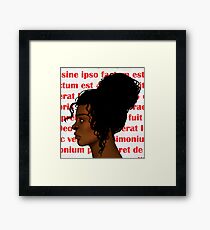 Puella Deus Framed Print