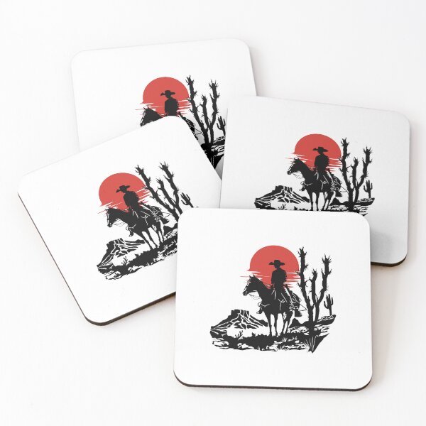 Item preview, Western Cowboy Riding Horse Silhouette designed and sold by yuki-hana.