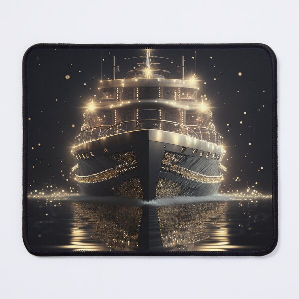 Item preview, A beautiful magical glowing ship that set sail for the New Year. designed and sold by DSAHART.