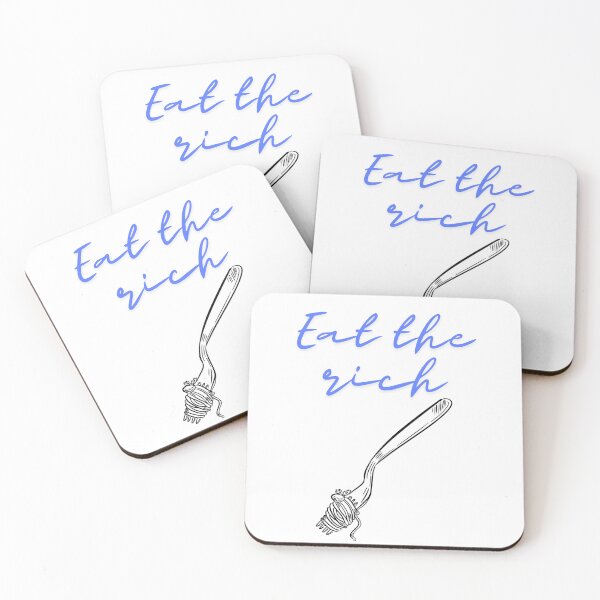 Item preview, Eat the Rich – Provocative statement slogan for streetwear & protest designs designed and sold by vinkirc.