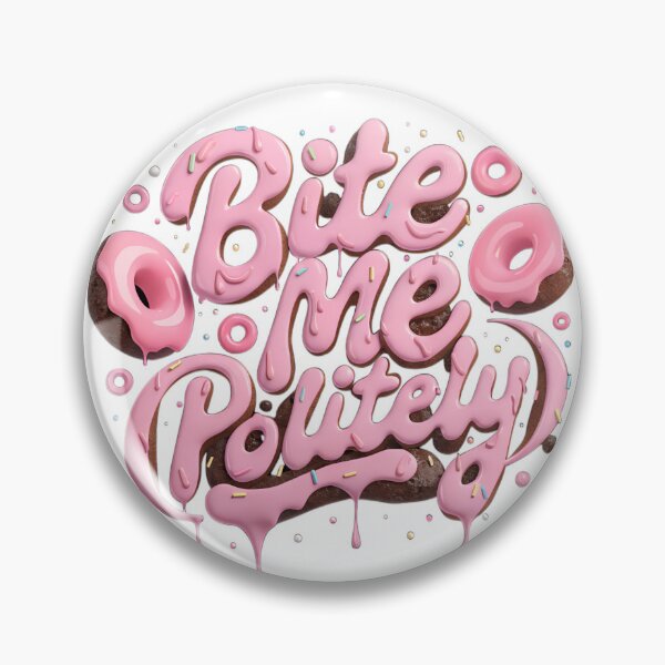 Item preview, Bite Me Politely Donut Typography – Funny Sarcastic Dessert Quote Design designed and sold by Studio Atharv.