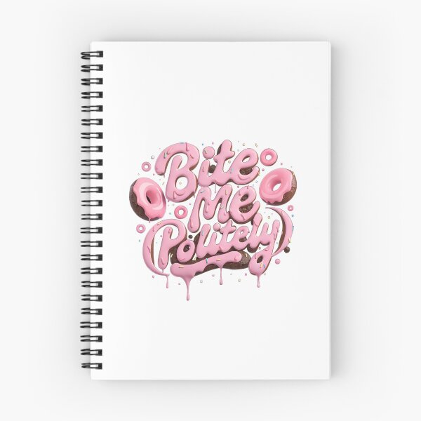 Item preview, Bite Me Politely Donut Typography – Funny Sarcastic Dessert Quote Design designed and sold by Studio Atharv.