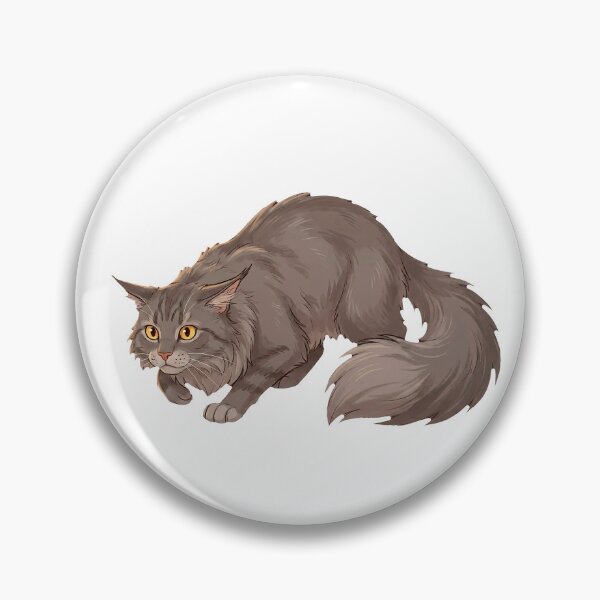 Item preview, Maine Coon Mood #02: Hunting Focus designed and sold by Quiet Joy Studio.