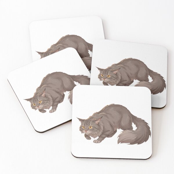 Item preview, Maine Coon Mood #02: Hunting Focus designed and sold by Quiet Joy Studio.
