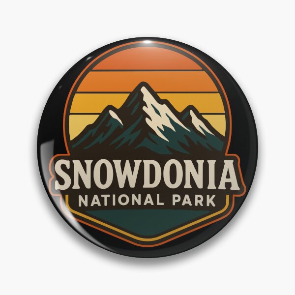 Item preview, Snowdonia National Park Retro Travel designed and sold by TomFrontierArt.