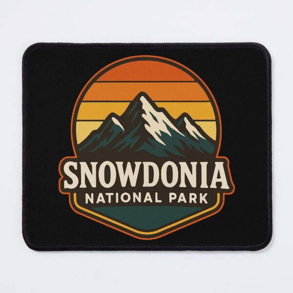 Item preview, Snowdonia National Park Retro Travel designed and sold by TomFrontierArt.