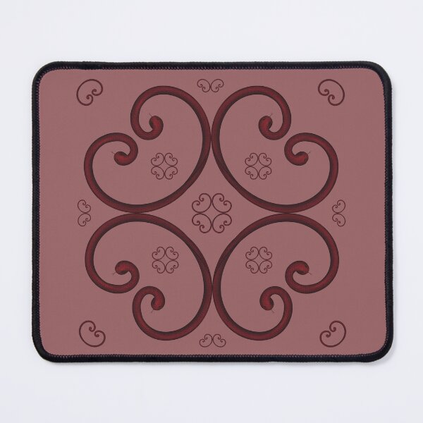 Item preview, Unusual pattern with snakes on a pale red background designed and sold by Cherevan.