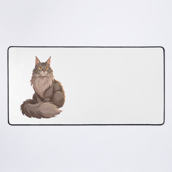 Item preview, Maine Coon Mood #01: Curious Sitting Pose designed and sold by Quiet Joy Studio.