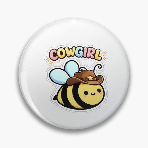 Item preview, COWGIRL - BEE STICKER designed and sold by CROFTARTS.