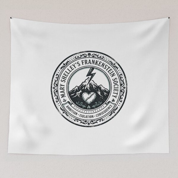 Item preview, Mary Shelley Frankenstein Society Ambition Isolation Consequence designed and sold by Fenay Designs.