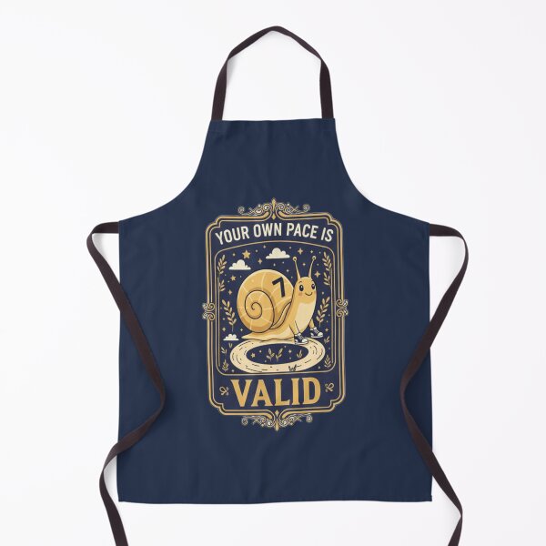 Item preview, Your Own Pace Is Valid Snail Motivation T-Shirt designed and sold by ArthUpscale.
