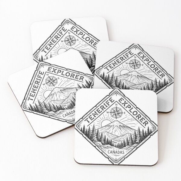 Item preview, Tenerife Explorer Vintage Mountain Badge Cañadas del Teide Art designed and sold by MT-Hub | Cute Aesthetic Art, Stickers & Phone Cases.