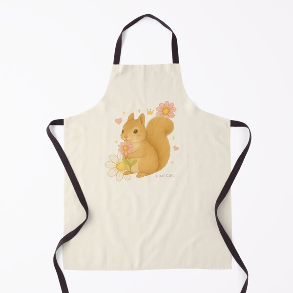 Item preview, Cute Squirrel with Pink Flowers - Transparent designed and sold by HIMEKARI.
