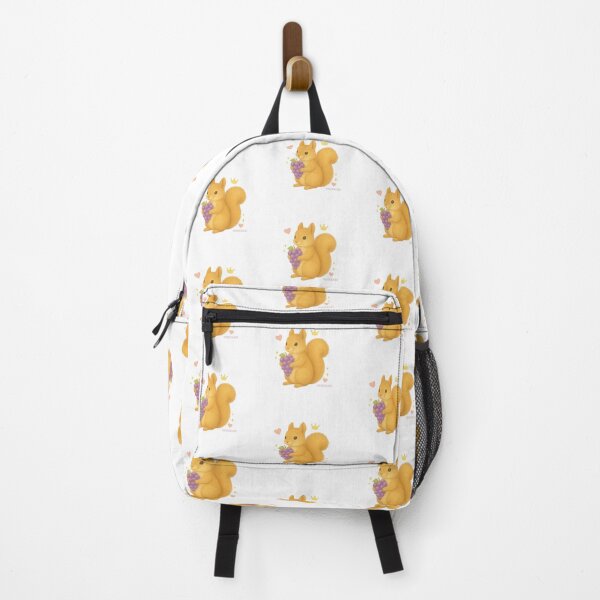 Item preview, Cute Squirrel with Grapes – Transparent designed and sold by HIMEKARI.