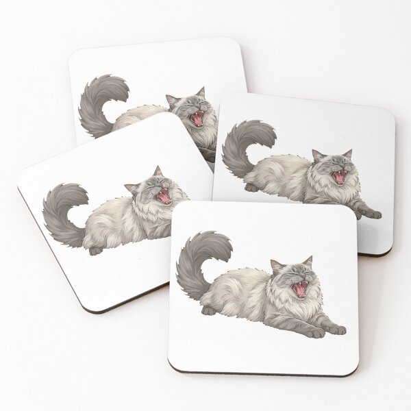 Item preview, Ragdoll Cat Mood #02: Dramatic Yawn designed and sold by Quiet Joy Studio.