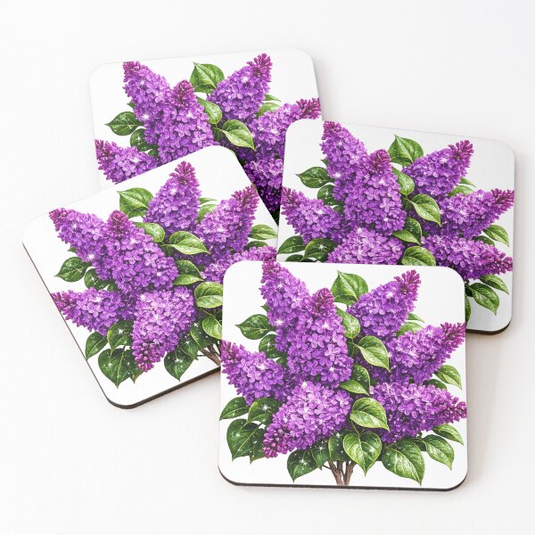 Item preview, Lilac Purple Flower Art designed and sold by AureliasDesignStudio.