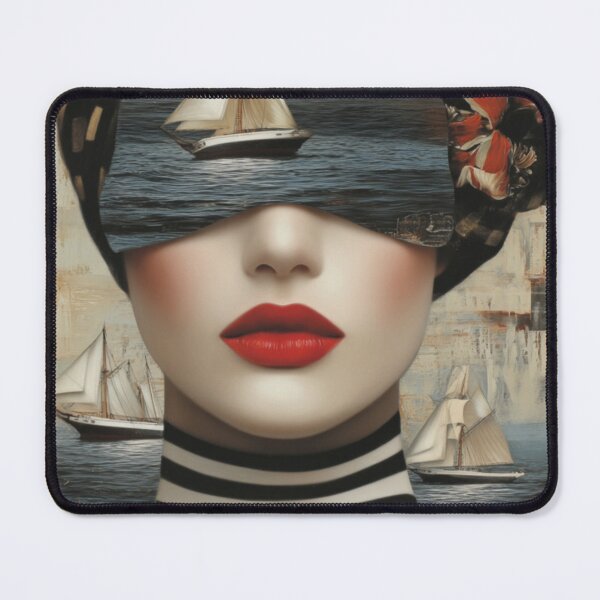 Item preview, Surreal Sailboat Vision Portrait designed and sold by AngelinArts.