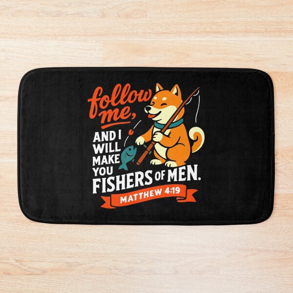 Item preview, Matthew 4:19 Follow me and I will make you fishers of men designed and sold by plushism.