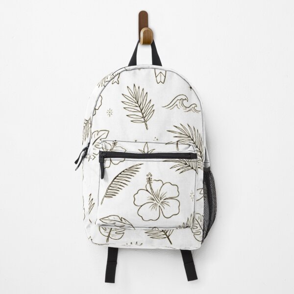 Item preview, Tropical Gold Line Art Seamless Pattern Hibiscus and Palm Leaves designed and sold by MT-Hub | Art for Every Soul.