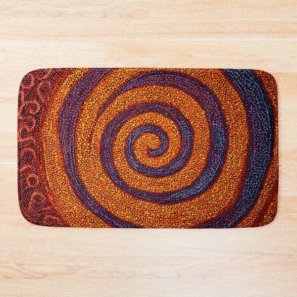 Item preview, Aboriginal Inspired Art - Hypnotic Spiral Circles designed and sold by GrinGalore.