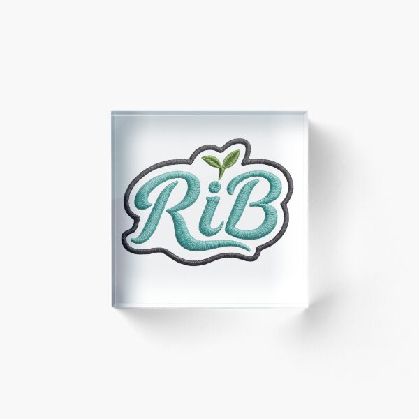 Item preview, RiB Aqua Sprout Embroidered Urban Biology Logo designed and sold by Rib-Brand.