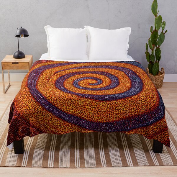 Item preview, Aboriginal Inspired Art - Hypnotic Spiral Circles designed and sold by GrinGalore.