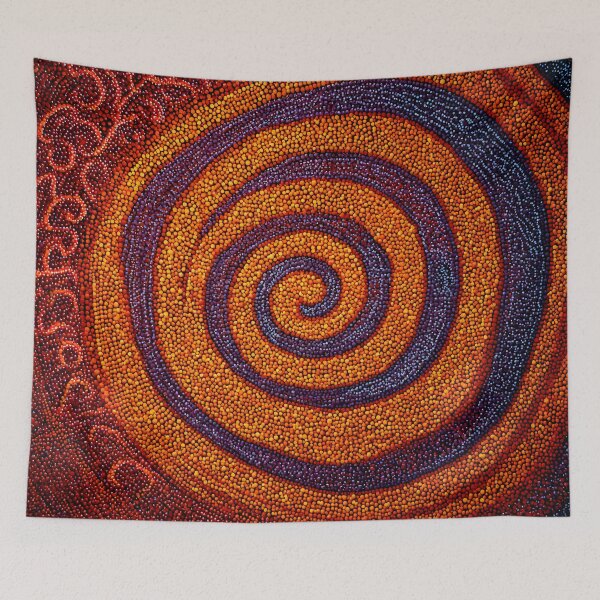 Item preview, Aboriginal Inspired Art - Hypnotic Spiral Circles designed and sold by GrinGalore.