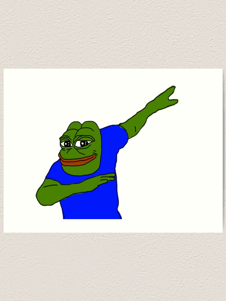 pepe dab artística lámina