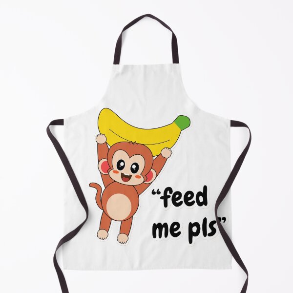 Item preview, Cute Baby Monkey with Banana designed and sold by SoftAuraStudi0.