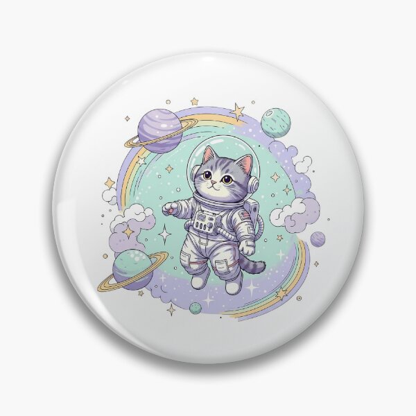 Item preview, Space Cat - Galaxy Kitty  designed and sold by CutOutIdols.