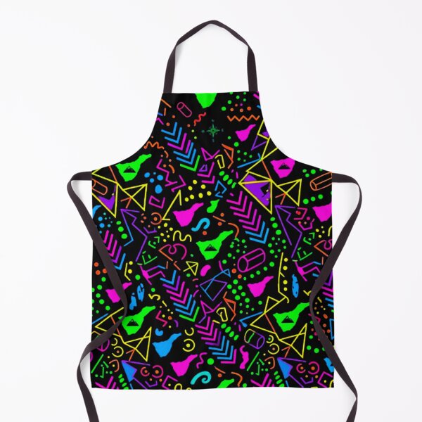 Item preview, 90s Retro Memphis Pattern Tenerife Island Abstract Neon Geometry designed and sold by MT-Hub | Art for Every Soul.