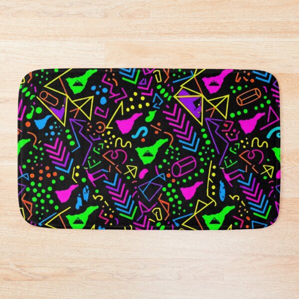 Item preview, 90s Retro Memphis Pattern Tenerife Island Abstract Neon Geometry designed and sold by MT-Hub | Cute Aesthetic Art, Stickers & Phone Cases.