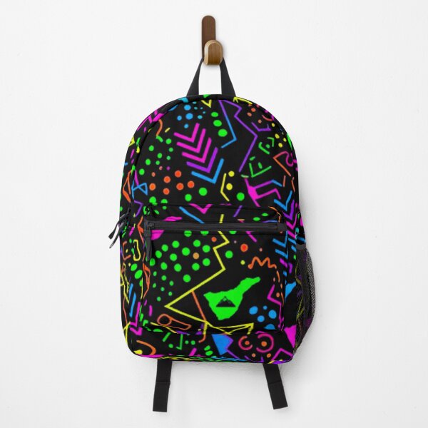 Item preview, 90s Retro Memphis Pattern Tenerife Island Abstract Neon Geometry designed and sold by MT-Hub | Cute Aesthetic Art, Stickers & Phone Cases.