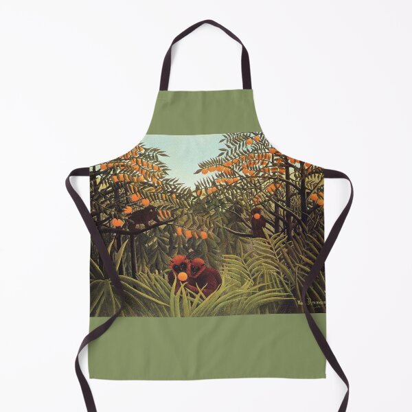 Item preview, Monkeys and Orange Exotic Landscape Henri Rousseau Art designed and sold by ArtUnova.